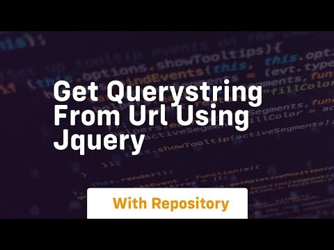 get querystring from url using jquery