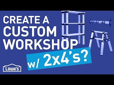 Create a Custom Workshop w/ 2x4's | DIY Basics
