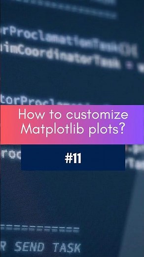 Python for Data Science Short : 11 How to Customize Matplotlib Plots in Python |