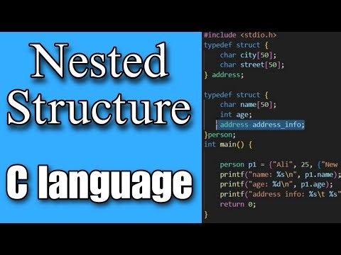 "Complete Guide to Nested Structures in C Language for Beginners | C Programming Tutorial"