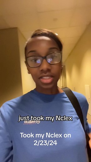 I passed Nclex on 2/23/24 with 85 questions on the first try 🥰 i knew i had passed because the test was easier than any test i had in nursing school. I’m very thankful !! #NurseBrown #LPN #NCLEX