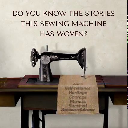 Back in the day, mechanical sewing machines淋 were used to make new...