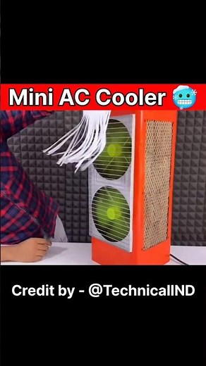 How To Make Mini AC Cooler At Home #shorts #cooler