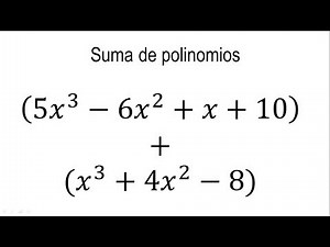 Addition of polynomials | Example 1