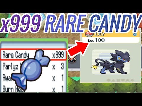 Rare Candy Cheats for Pokemon Diamond/Pearl (PC/Mobile)