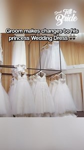 224K views · 1K reactions | Groom makes changes to his princess Wedding Dress  #donttellthebride #bride #wedding | Don't Tell The Bride | Facebook