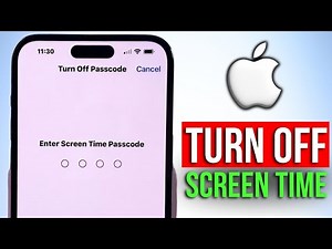 How to Turn Off Screen Time on iPhone without a Passcode
