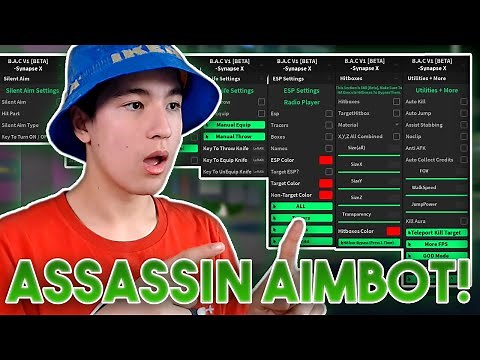 Assassin Roblox Exploit Script BAC Knife Aimbot ESP GUI (2025 Pastebin)