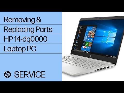Removing & replacing parts for HP 14-dq0000/d6000 | HP Support