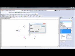 Design and simulate a basic DC circuit using PSpice