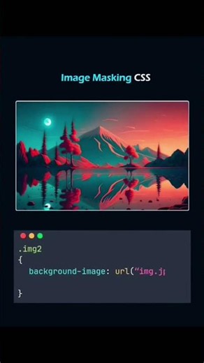Image Masking Using Css #programming #css #css3 #javascript #webdesign #webdevelopment #html #code
