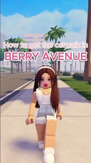 How to get catwalk emote in berry avenue|update|Roblox #roblox #berryave #short #berryavenueupdate
