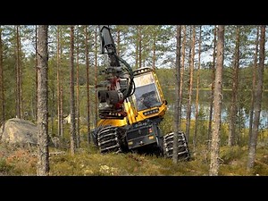 Eco Log Harvesters, 500-series - pendulum arms and levelling