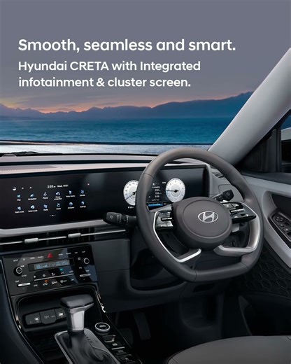 Smarter, Simpler, Seamless — Hyundai CRETA’s Integrated Screen