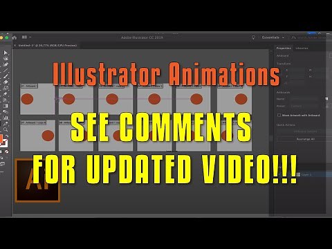 Adobe Illustrator CC - Making Animations (see comments for updated 2025 version)