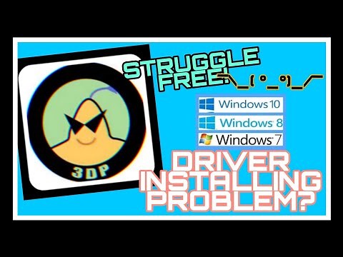 3DP CHIP - DRIVER INSTALLER FOR PC/LAPTOP - FOR WINDOWS 7/8/10
