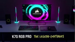 Our most popular mechanical keyboard just got better. Give the K70 RGB PRO a warm welcome! ⌨️ Brushed aluminum frame 🔌 Detachable braided USB-C cable 🏆 Tournament Mode switch ⚡️ AXON hyper-polling 🧲 Magnetic palm rest 👉 corsair.com/k70-rgb-pro | CORSAIR
