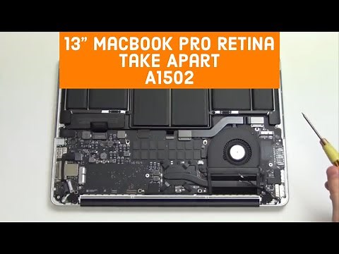 Macbook Pro 13" Retina A1502 Take Apart (2014 Model)