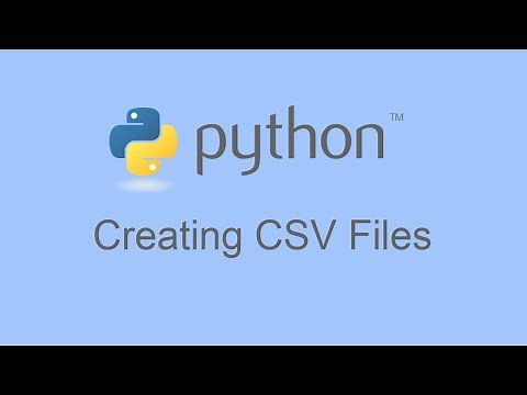 Writing CSV Files in Python