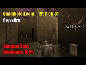 Quaddicted - 1998-05-01: cross_2.zip - Crossfire (Nightmare 100%)