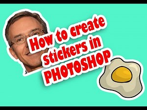 How to design stickers in Photoshop tutorial