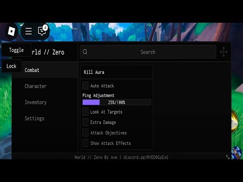 World zero Anime RPG script – Auto Attack, Extra damage, Show attack effects