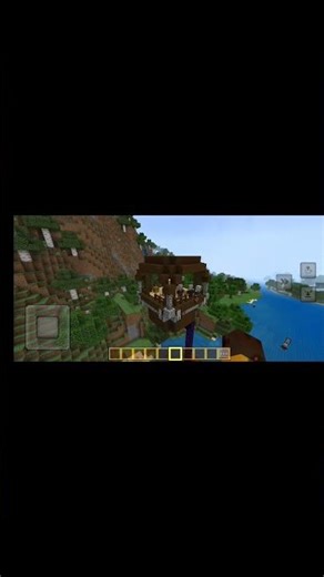 floating pillager outpost and big ruined portal seed in craft world #minecraft #craftworld