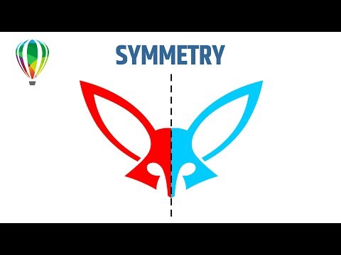 How to Use Symmetry Option in CorelDRAW