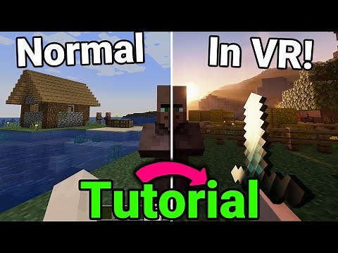 Minecraft VR Mods Installation Tutorial!