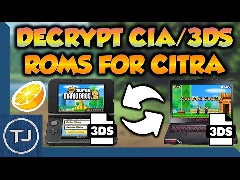Decrypt 3ds cias/roms for citra