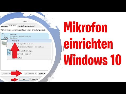 Mikrofon einstellen (Windows 10) Headset Mikrofon an PC anschließen und einrichten! - Tutorial