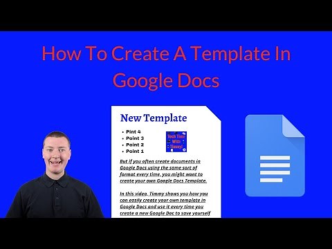 How To Create A Template In Google Docs