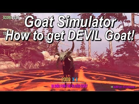 Goat Simulator - How to get the DEVIL Goat!
