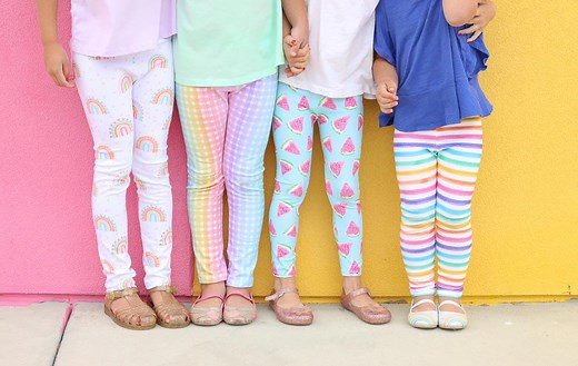 Kids Leggings Pattern | US sewing | Sweet Red Poppy