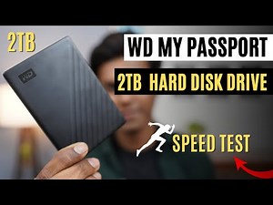 WD My Passport 2TB - Full Review Speed Test 🔥