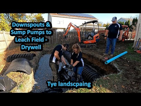 1,500 Gallon Dry Well Fixes Sump Pump Flooding Problem