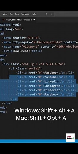 VS Code: Commenting and Uncommenting Code - Quick Tutorial #shorts