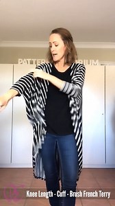 1.4K views · 33 reactions | Here in Australia it looks like the perfect layering day while the weather makes up it's mind who it wants to be ;) Love the My Embrace for layering. It comes in 3 lengths & this is the middle one - the knee length. | Pattern Emporium | Facebook