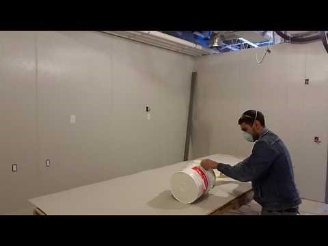 F.R.P cutting and glue up