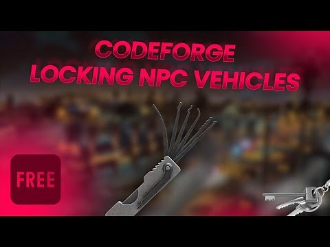 [FREE] Best Script for Locking NPC Vehicles + Lockpicking with Police Alert | FiveM Script [ESX/QB]