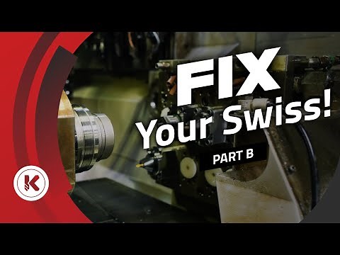 How To Align & Adjust A Citizen Swiss Lathe - Part #2