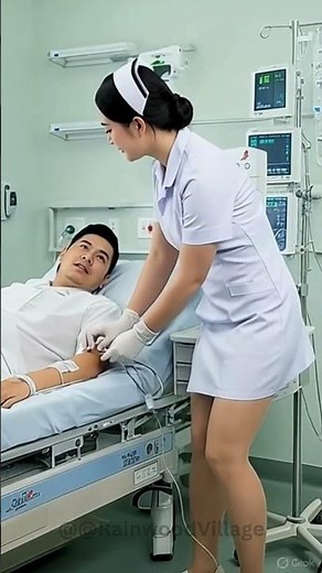 Beautiful Nurse's Skills in Comforting Patients - ASMR Rain Sounds 😘 #relaxing #nurse #rainsounds