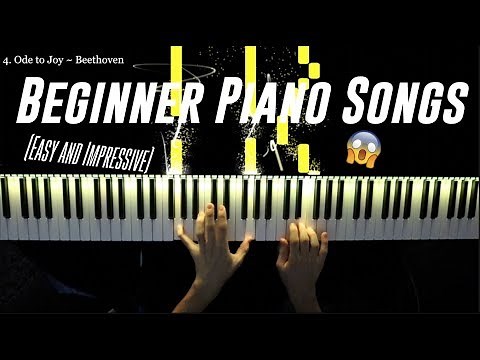 Top 5 BEAUTIFUL Beginner Piano Songs (Easy!)