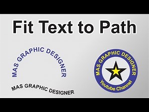 How to fit text to path in coreldraw