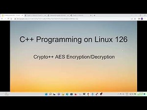 C++ Programming on Linux - Crypto++ AES Encryption and Decryption