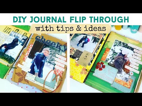 DIY JOURNAL FLIP THROUGH | With Tips & Ideas | Great For Beginners