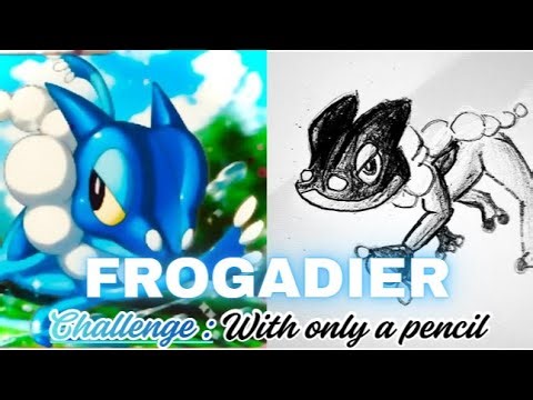 FROGADIER – Pencil Sketch Pokémon Art | POKEPENCIL