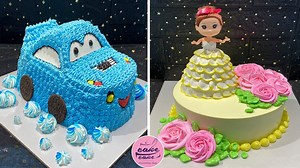 Most Satisfying Cream Cake Decorating Compilation | How to Make Cute Cake Tutorials For Birthday | Cakes Stepbystep