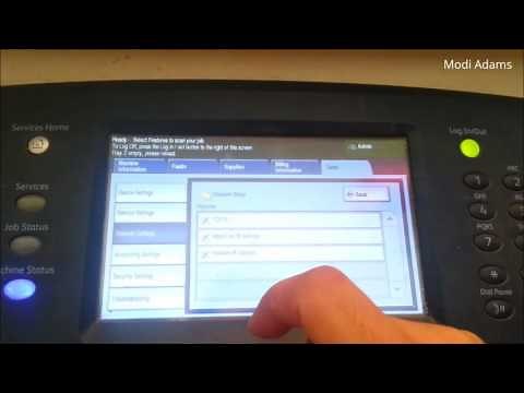 How to connect Xerox Copier via Network