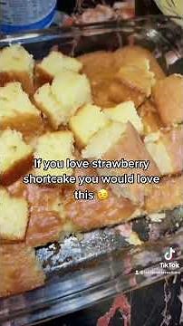 Strawberry Punch Bowl Cake